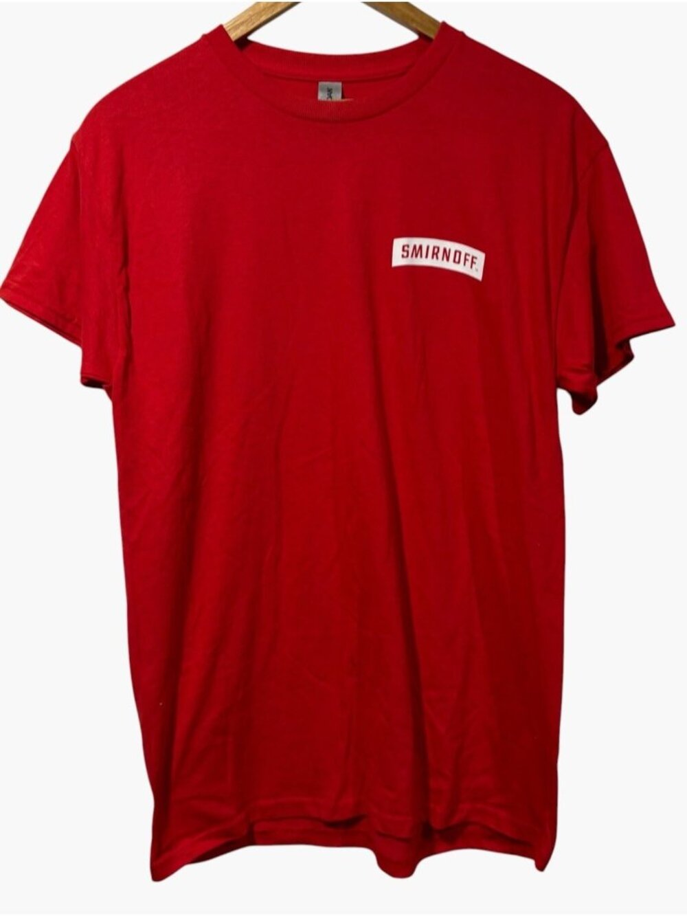 Smirnoff Vodka Red T-Shirt Unisex Sz M Short Sleeve
